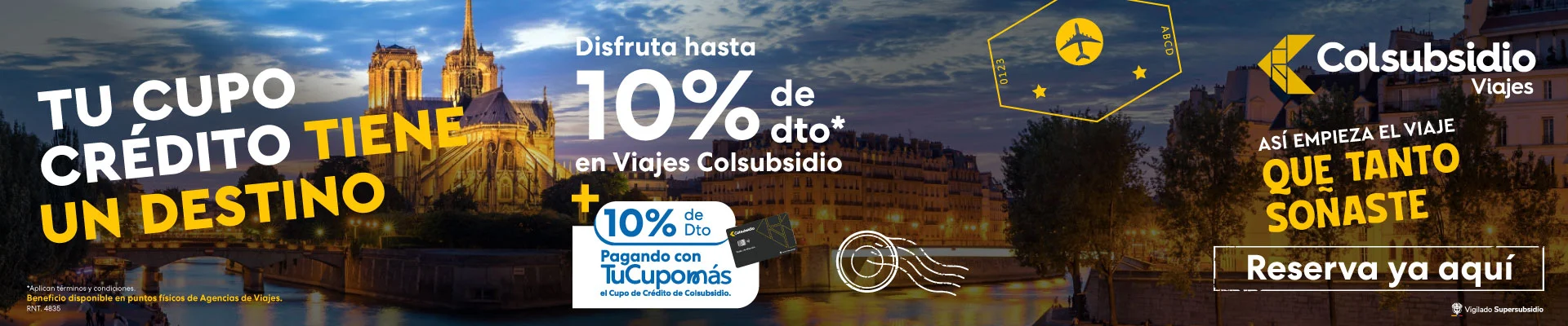 Descuentos Cupo Crédito Colsubsidio